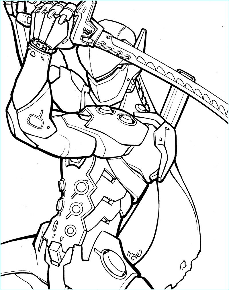 Genji Dessin Unique Photos 14 Ment Coloriage Overwatch Stock Coloriage