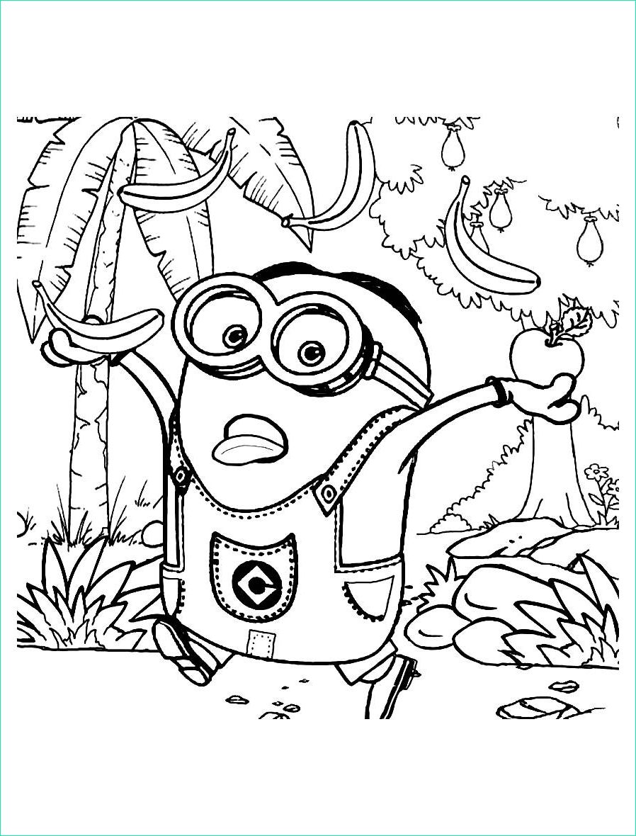 image=minions Coloring for kids minions 1