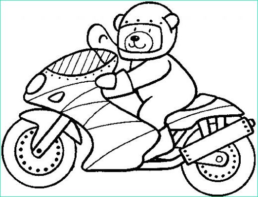 moto enfants dessin