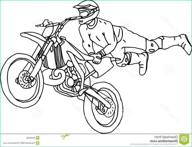 illustrations motocross freestyle
