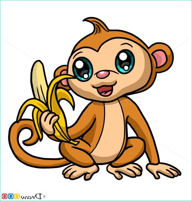 monkey drawing cute