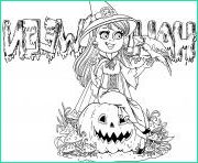 meilleur dessin halloween sorciere qui fait peur 30 dans coloriage inspiration with dessin halloween sorciere qui fait peur