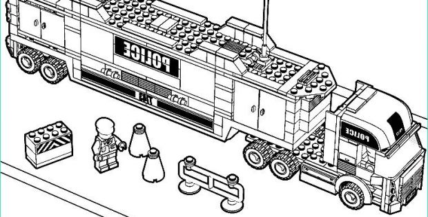 Coloriage Camion Police Élégant Image Coloriage A Imprimer Camion