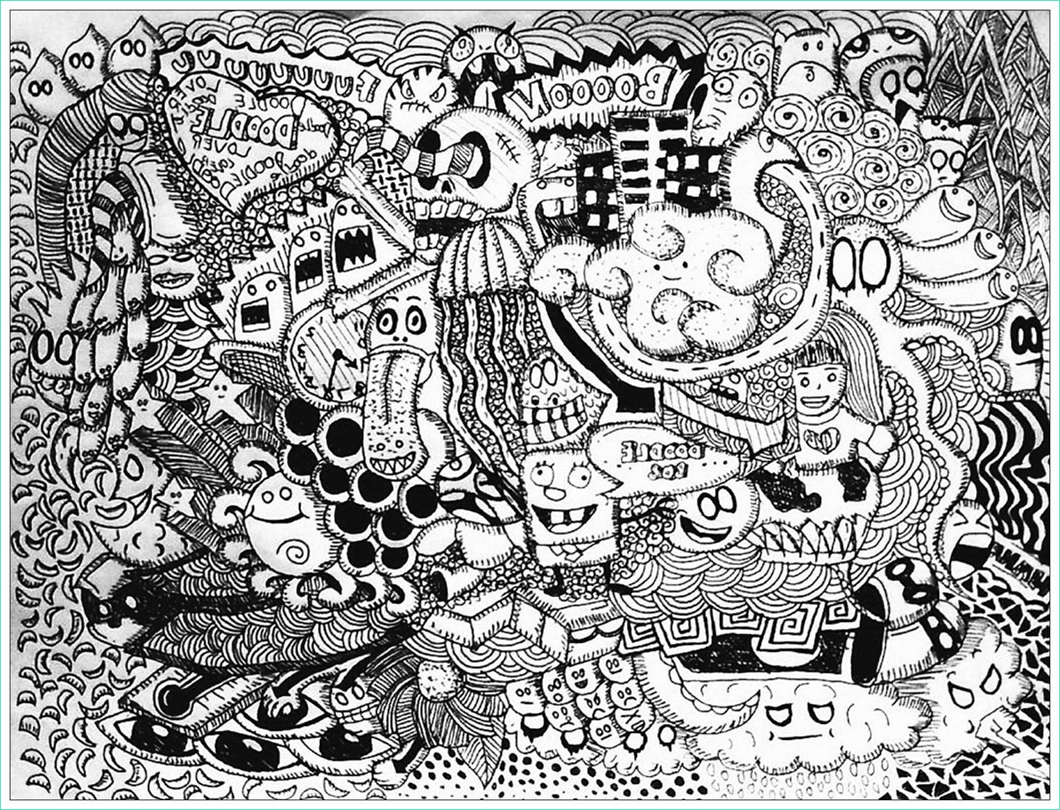 image=doodle art doodling coloriage doodle lover par bon arts 1