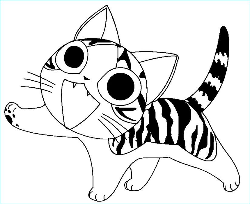 chats dessin manga