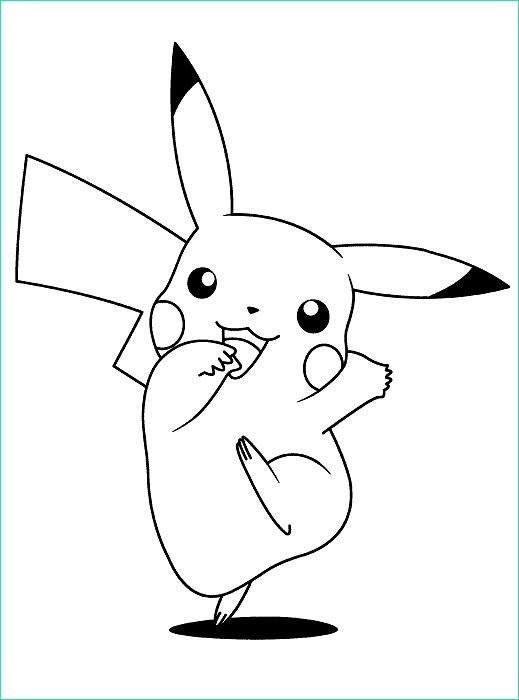 coloriage pokemon dessin pikachu sacha