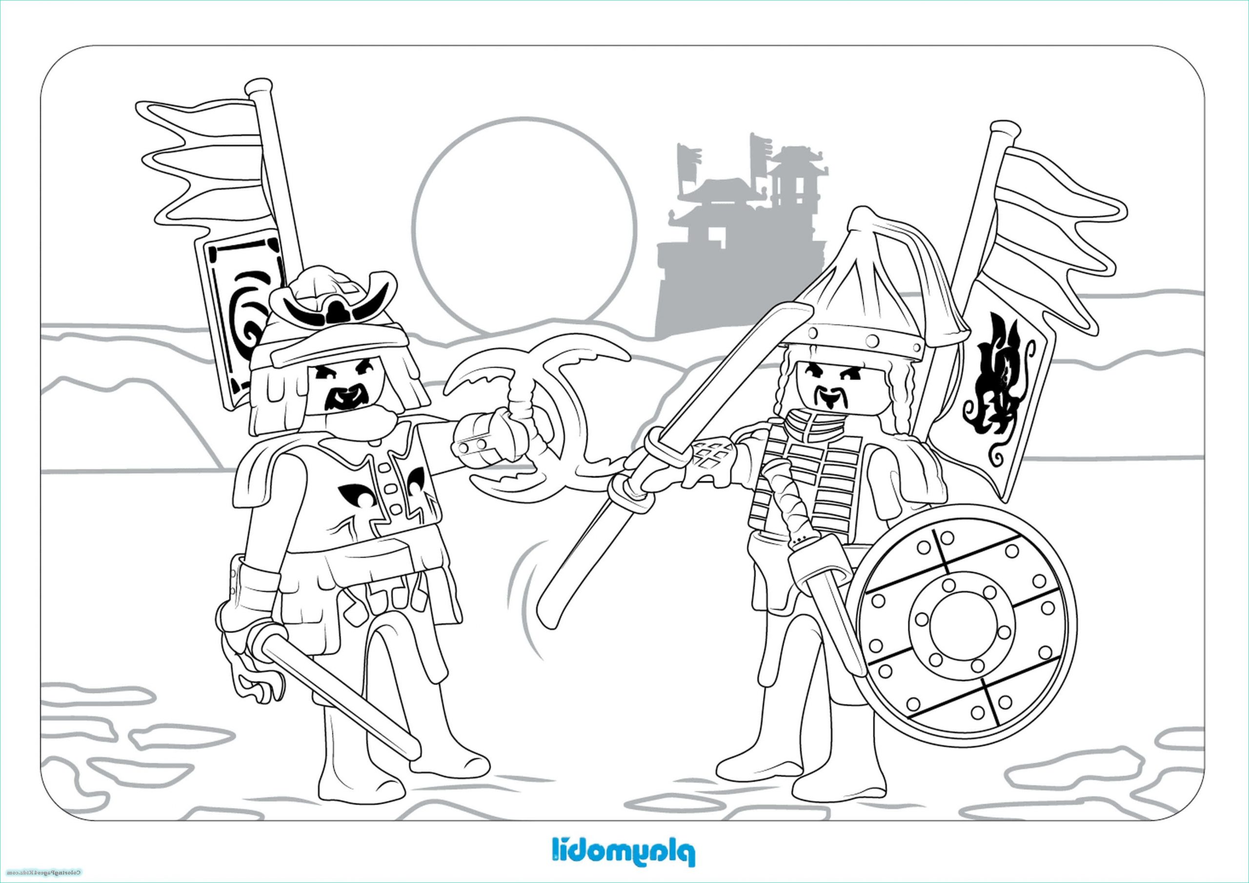 playmobil coloring pages 1027