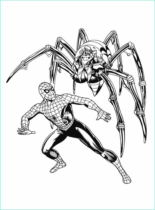 coloriage en ligne spiderman