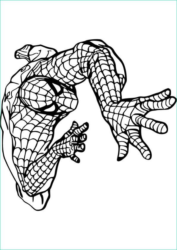 coloriage magique spiderman imprimer