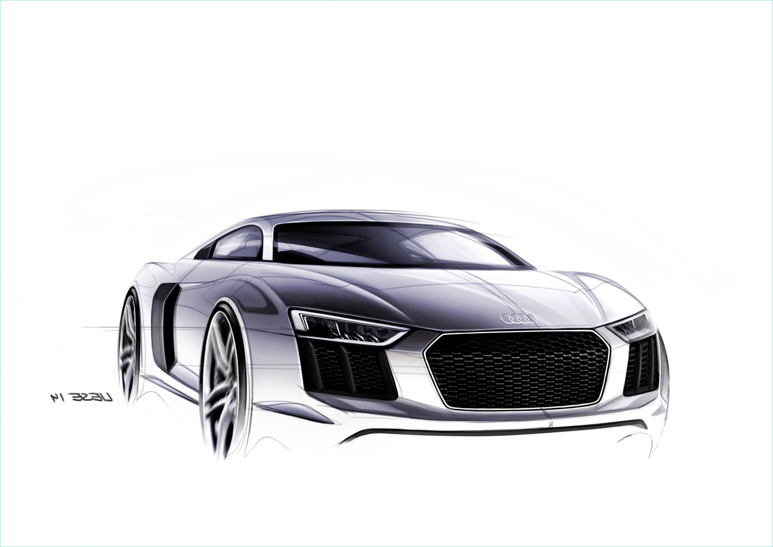2016 audi r8 design sketches are something to geek over photo gallery