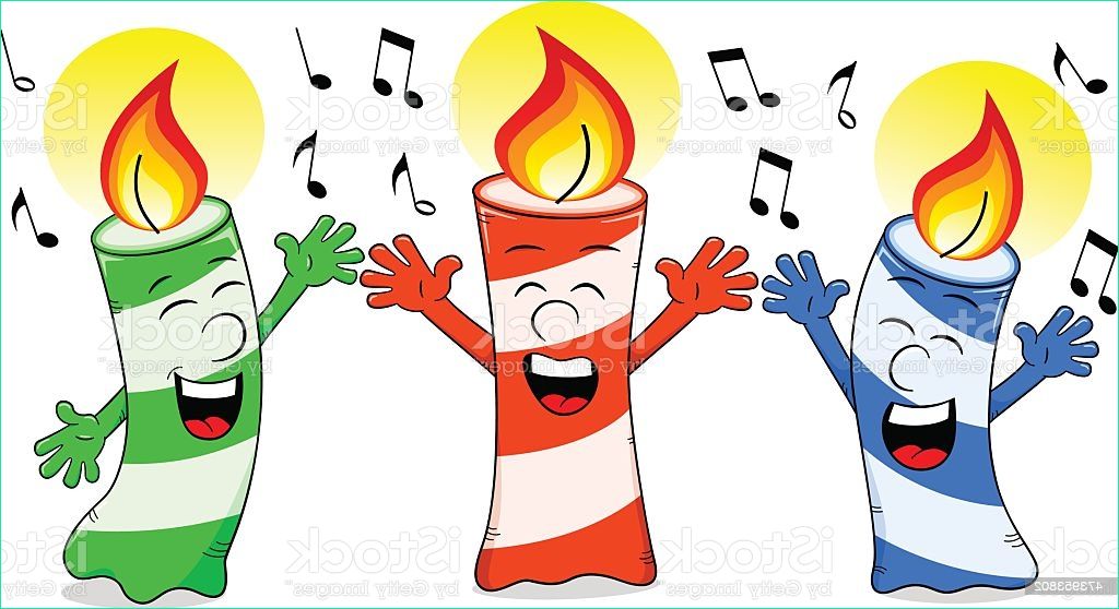 dessin animé anniversaire bougies danniversaire chantant une chanson gm