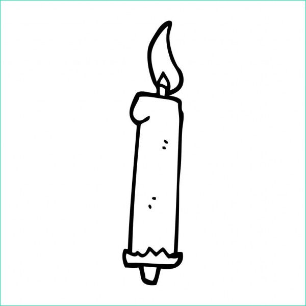 stock illustration cartoon birthday candle