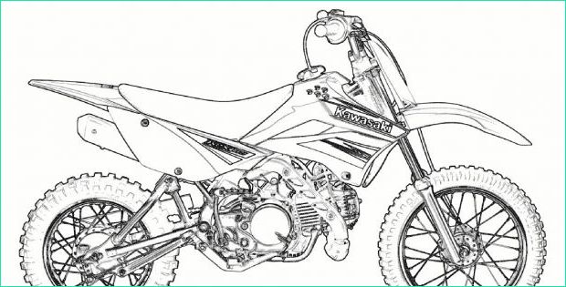 moto cross dessin beau photos coloriage motocross freestyle