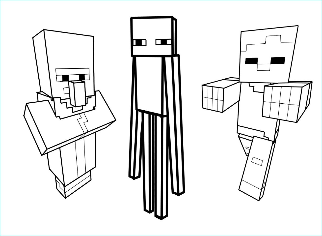 image=kids minecraft coloring page drawing inspired by minecraft 5 1