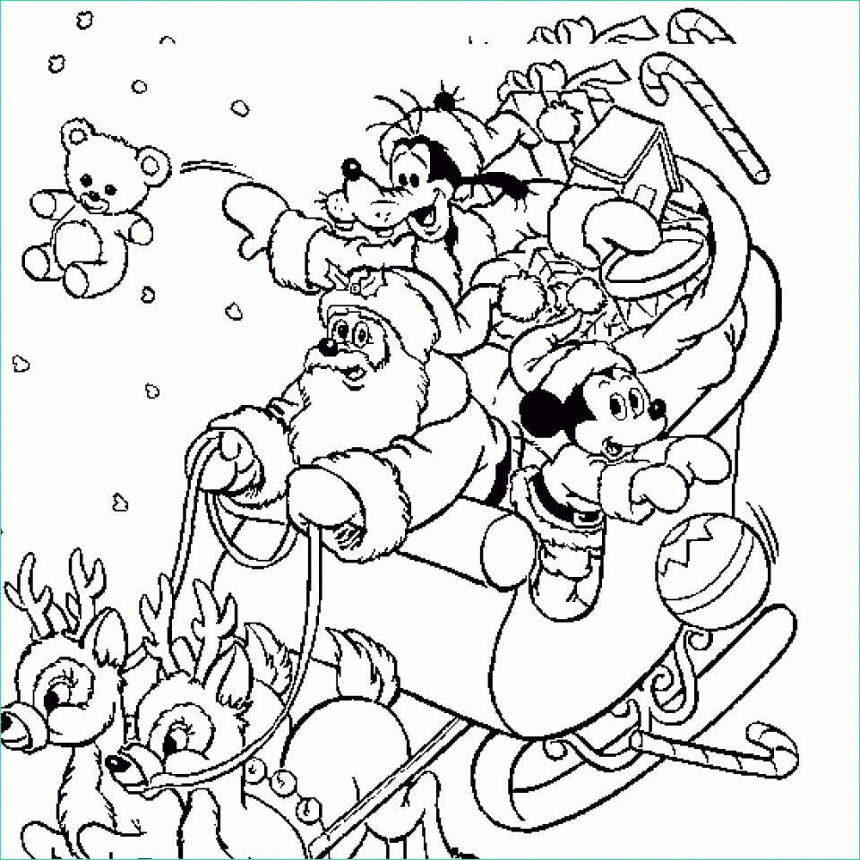 simple disney christmas coloring pages to print for preschoolers 0vjor