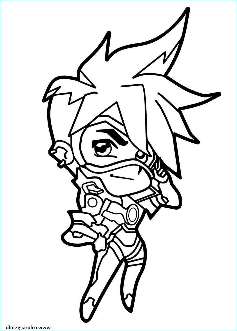 overwatch tracer cute spray coloriage dessin