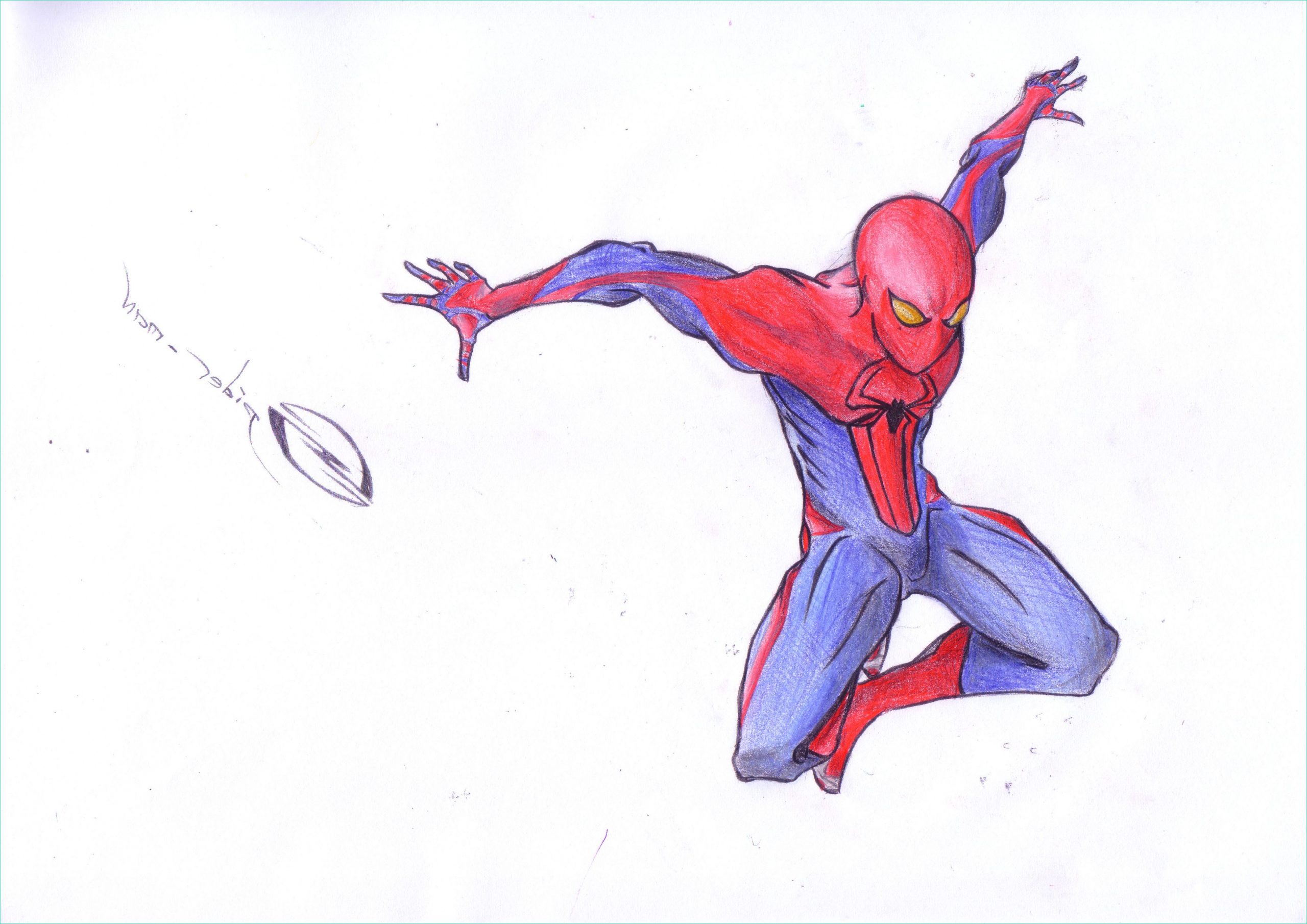the amazing spider man drawing