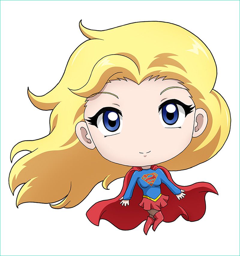 Supergirl TV series chibi version