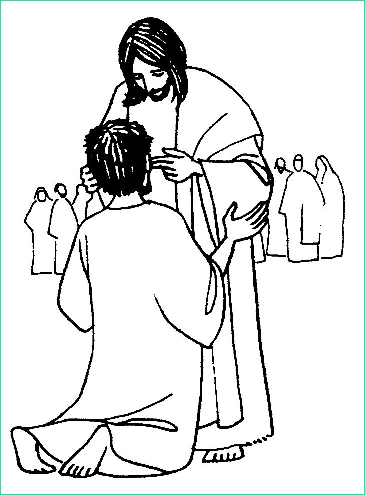 jesus healing the sick clipart