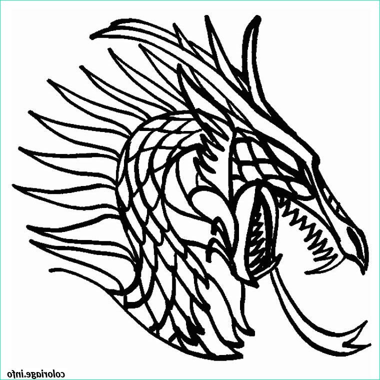 dragon mechant coloriage 2065