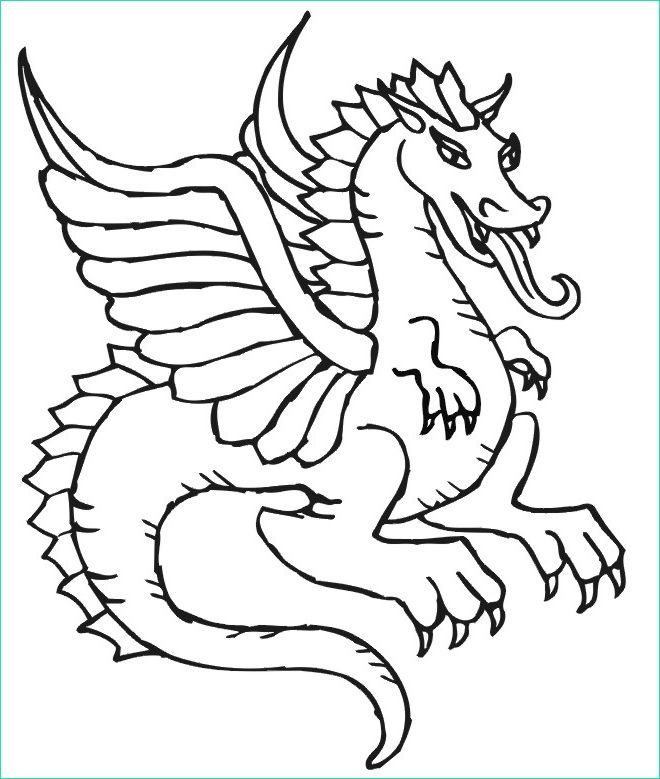 female dragon coloring pages