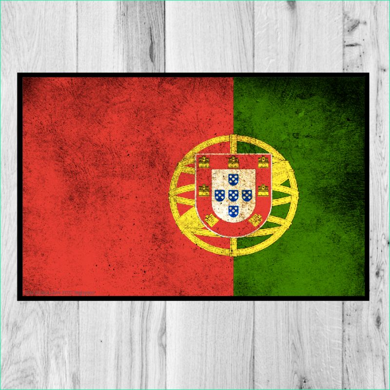 6646 paillasson drapeau portugal