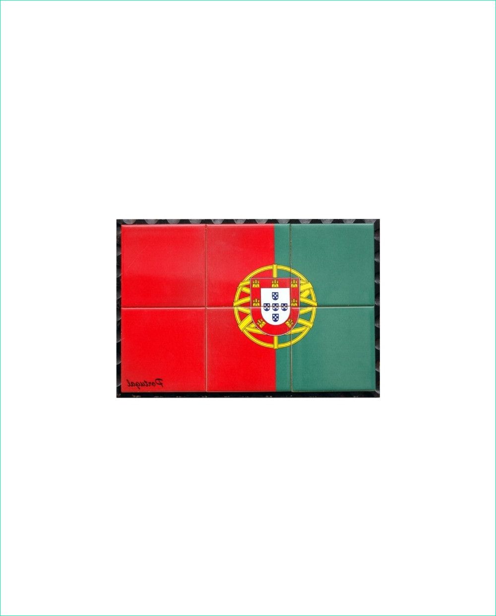 545 carreaux avec image de drapeau portugal