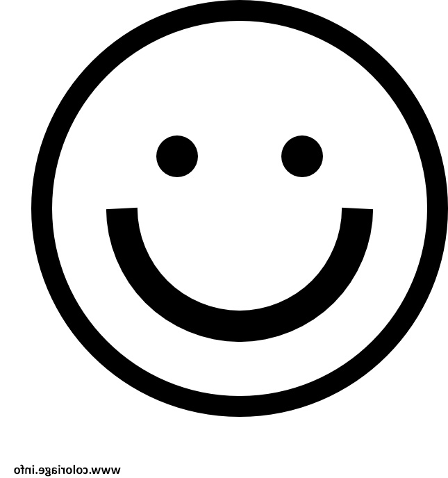 sourire emoji 3 coloriage dessin