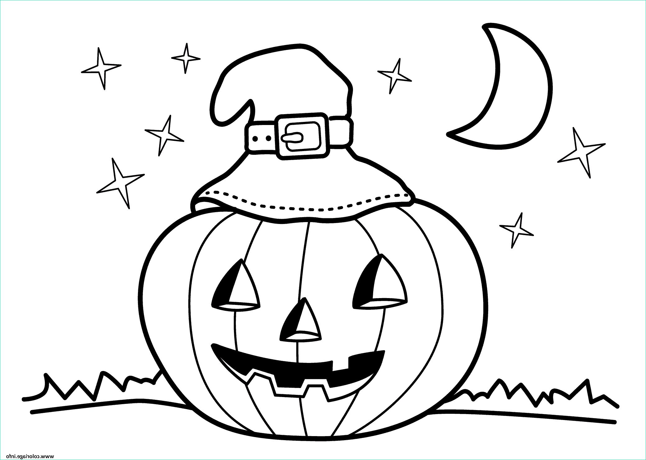 halloween maternelle facile enfant coloriage dessin