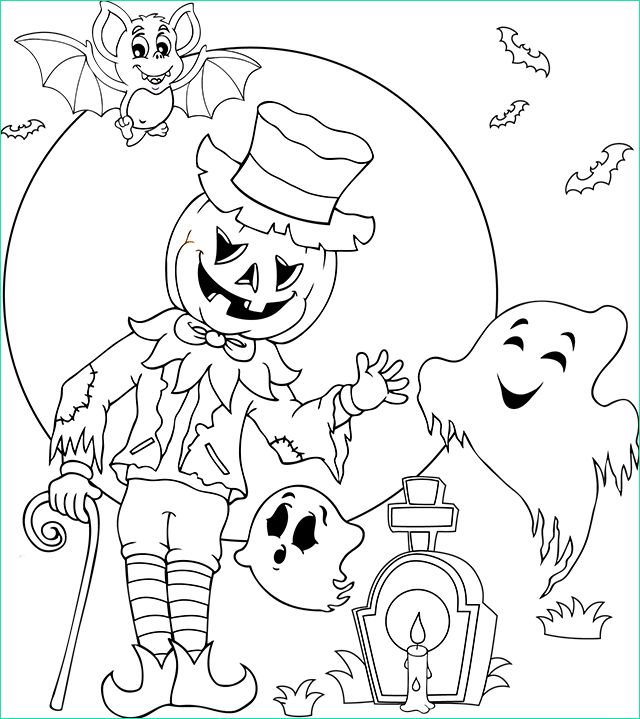 17 luxe coloriage fantome halloween