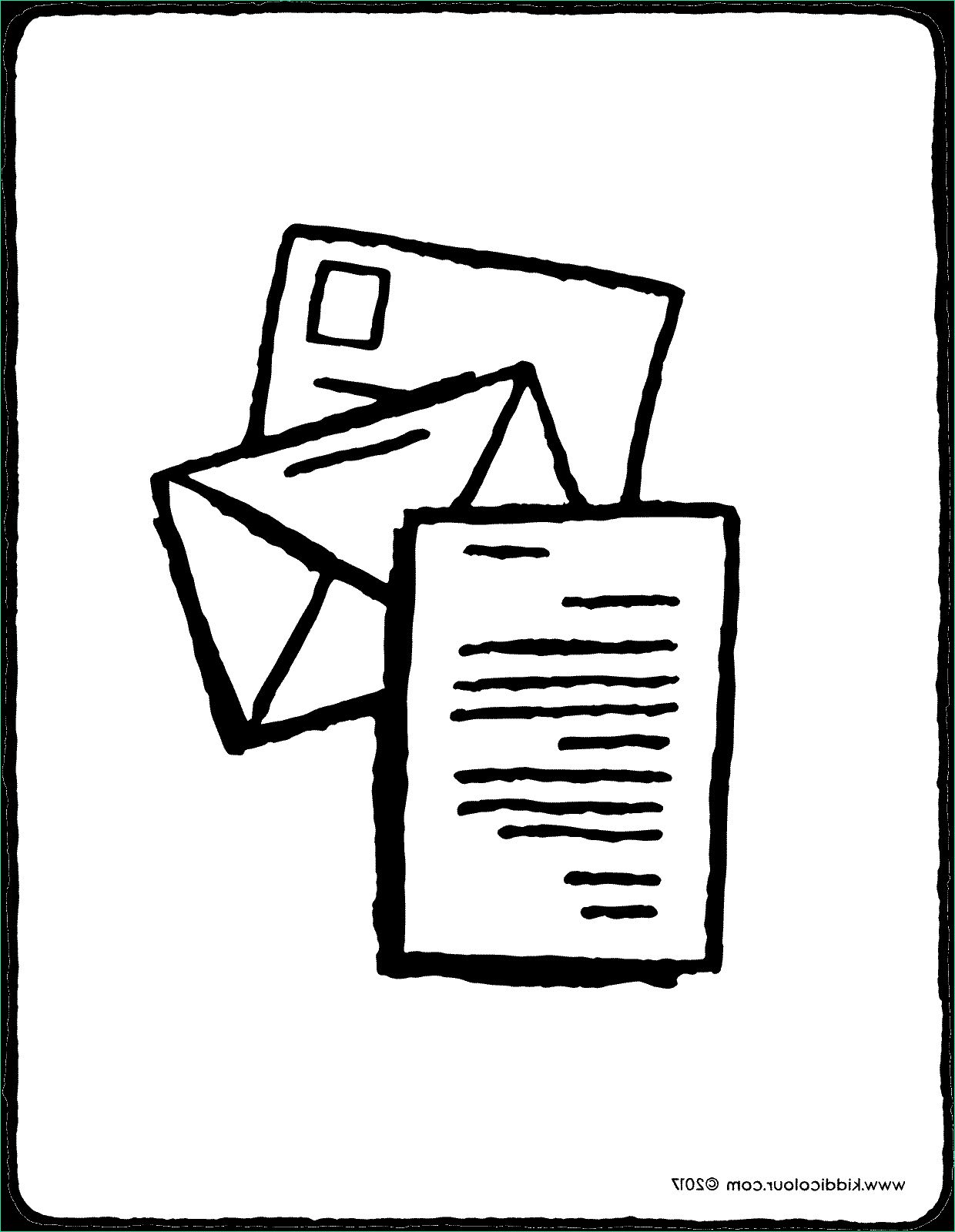 une lettre dans une enveloppe