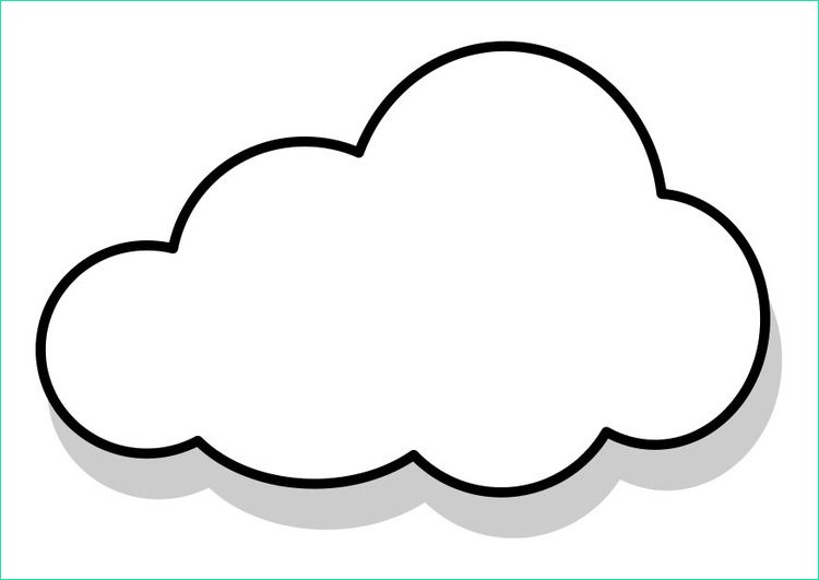 dessin de nuages cool stock coloriage nuage img