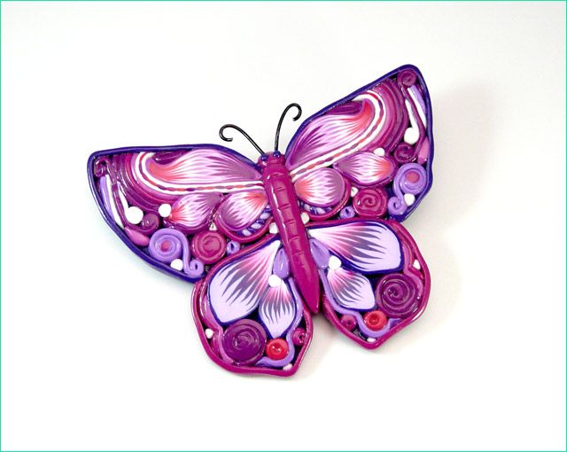 100 frais dessin de papillon en couleur