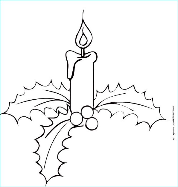 dessin 4 bougies de l avent