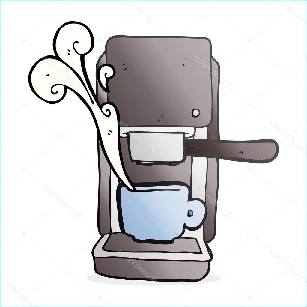 stock illustration cartoon espresso maker