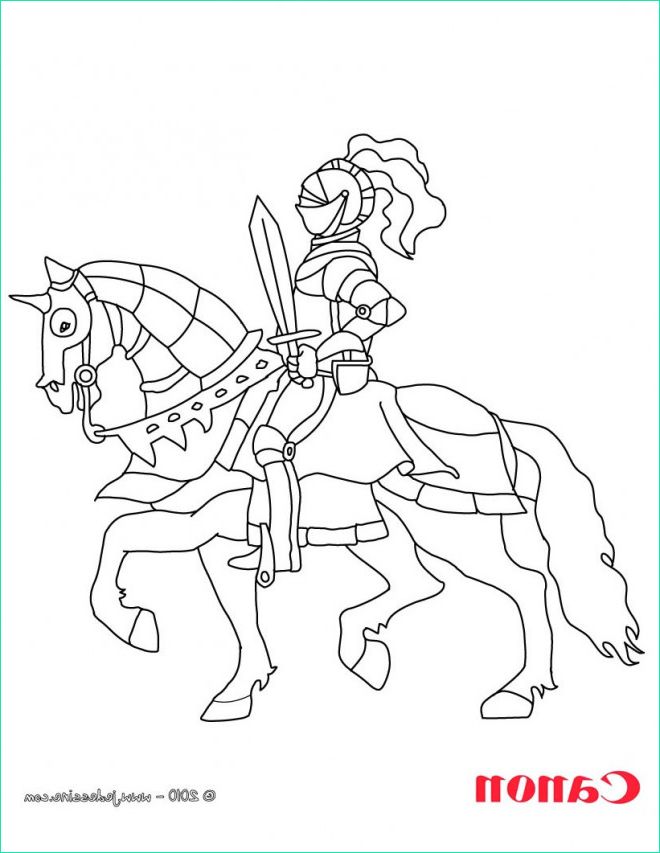 chevalier sur son cheval