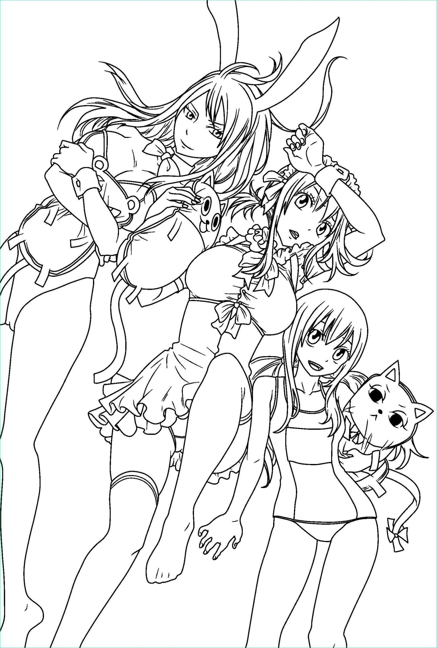 erza lucy and wendy