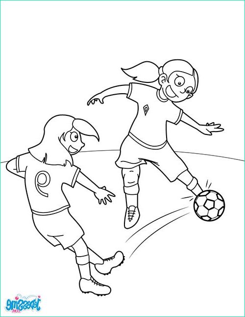 coloriage football dribble