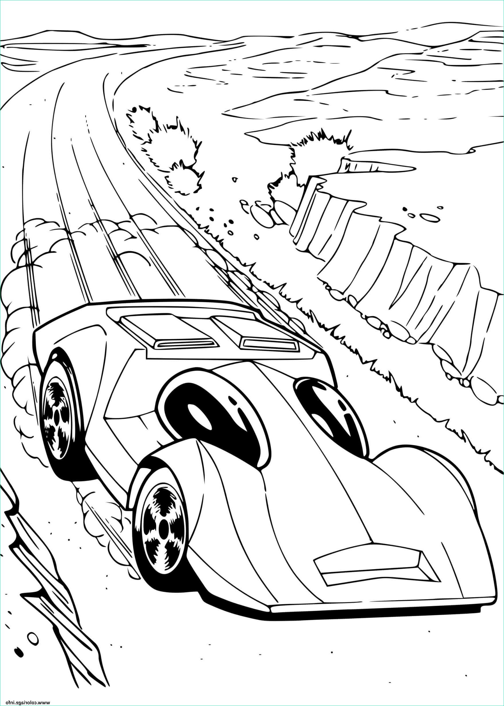 hot wheels automobile voitures coloriage dessin