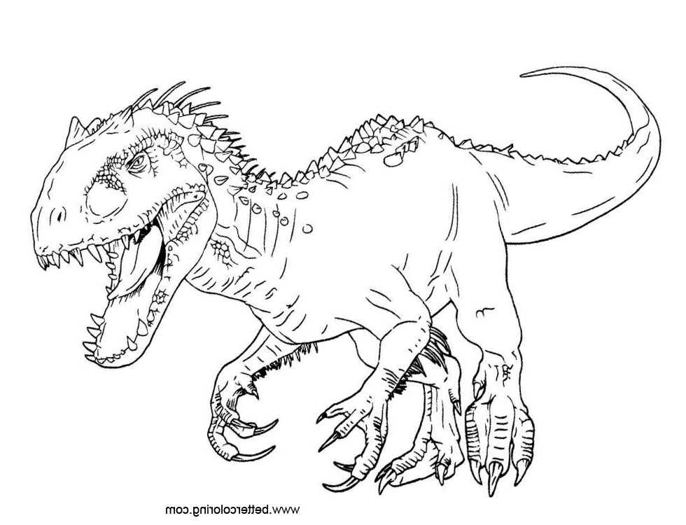 jurassic world coloring pages adominus rex