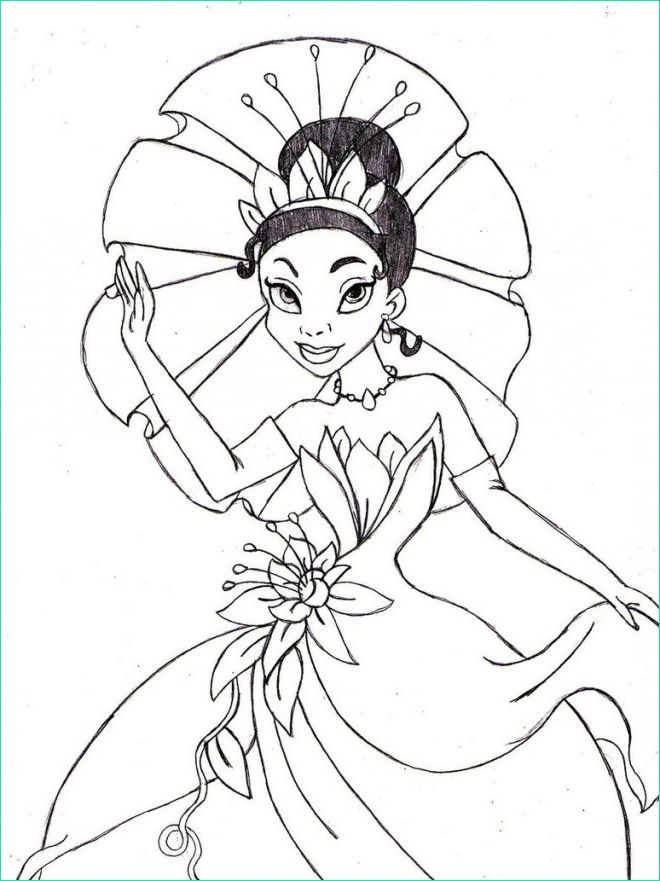 la princesse tiana dessin 3246
