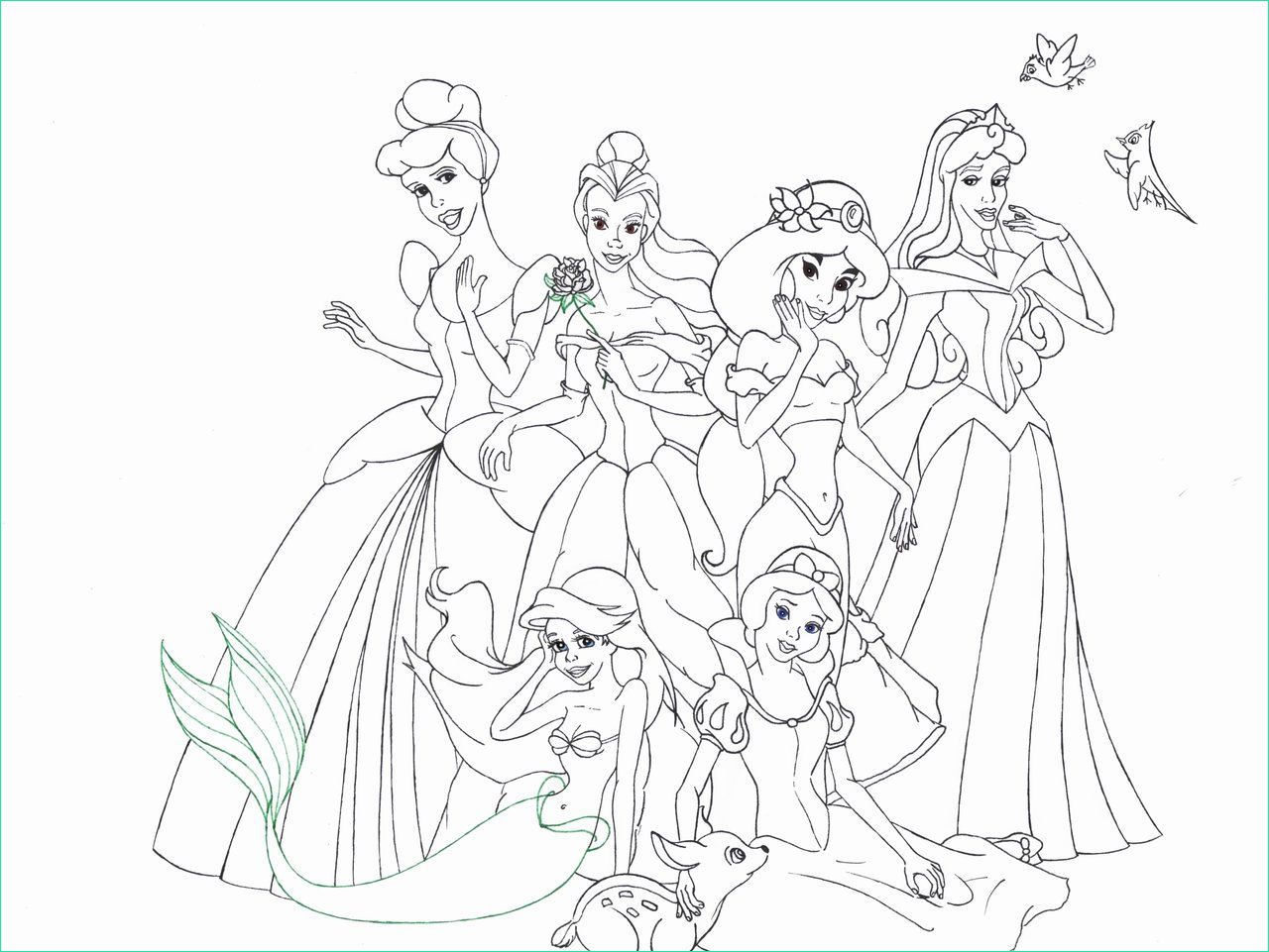 ment dessiner des princesses