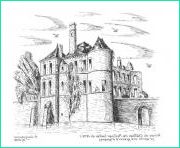 chateau fort maternelle simple coloriage dessin