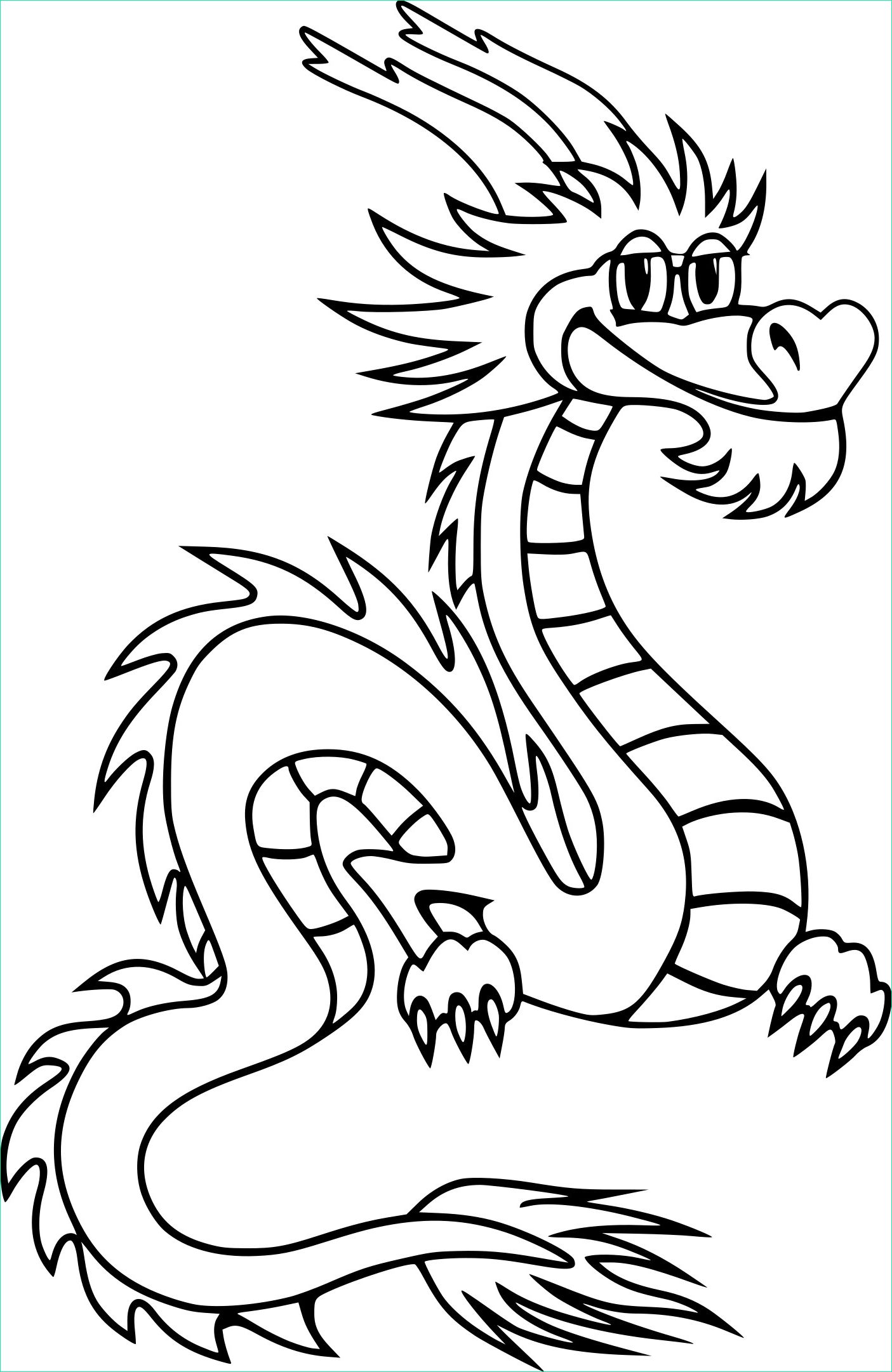 dragon chinois marrant