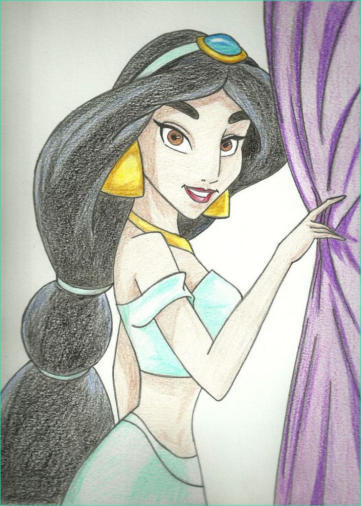 dessin de princesse disney facile beau photos reproduction jasmine