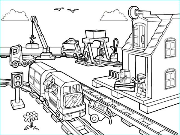 awesome lego city coloring page
