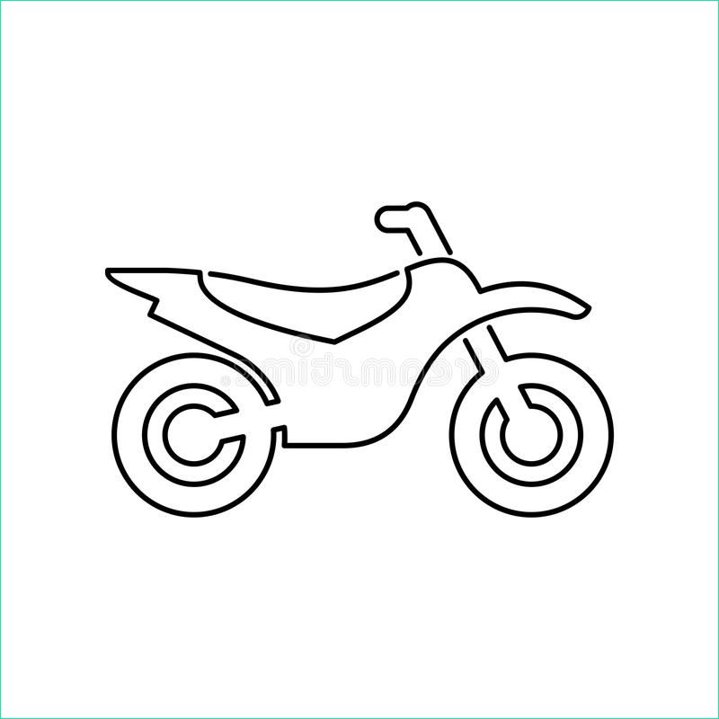illustration stock moto illustration plate simple vecteur d ic ne motocyclette image
