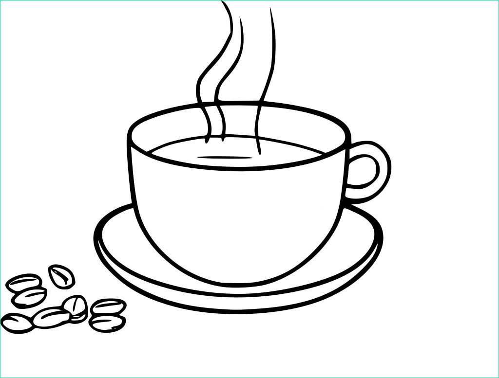 tasse de the dessin nouveau image coloriage tasse de cafe a imprimer et colorier