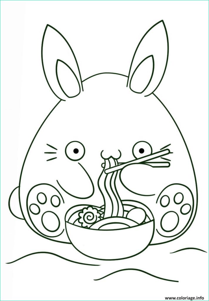 dessin a imprimer kawaii nourriture bestof photographie coloriage kawaii bunny jecolorie