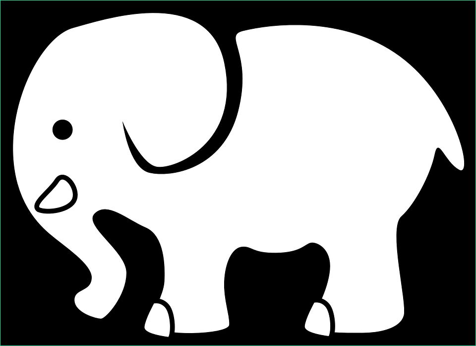 éléphant des animaux silhouette